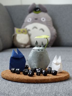 Totoros, modèles de Chouettorigami
