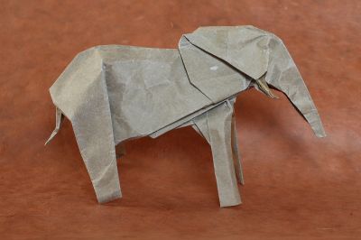 Elephant - Lionel Albertino
Carré de papier soie métallisé 40 cm
