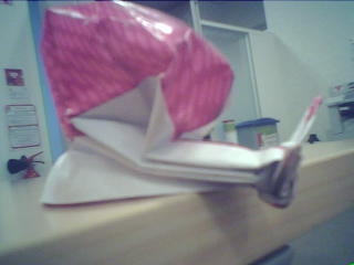 escargot en papier cadeau 60*60 (modèle final 20cms environ)
